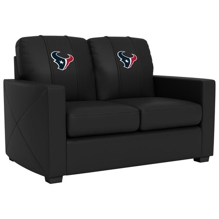 Dreamseat Silver Loveseat with Houston Texans Primary Logo XZ7759003LSCDBK-PSNFL20060